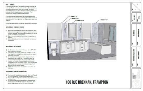 Plan de construction – Armoires de salle de bain Plan de construction – Armoires de salle de bain