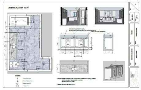 Plan de construction – Armoires de salle de bain Plan de construction – Armoires de salle de bain