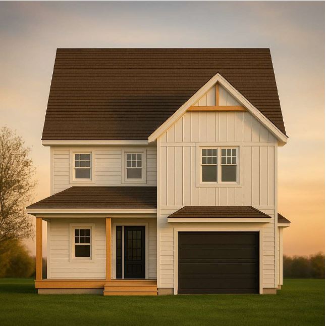 Réalisation plan de construction maison neuve extérieur